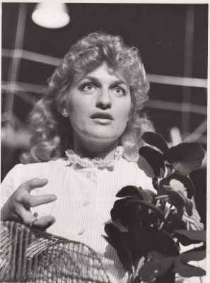 Beáta Drotárová v inscenácii Rozkošný paroháč z roku 1982 - foto: Ondrej Béreš