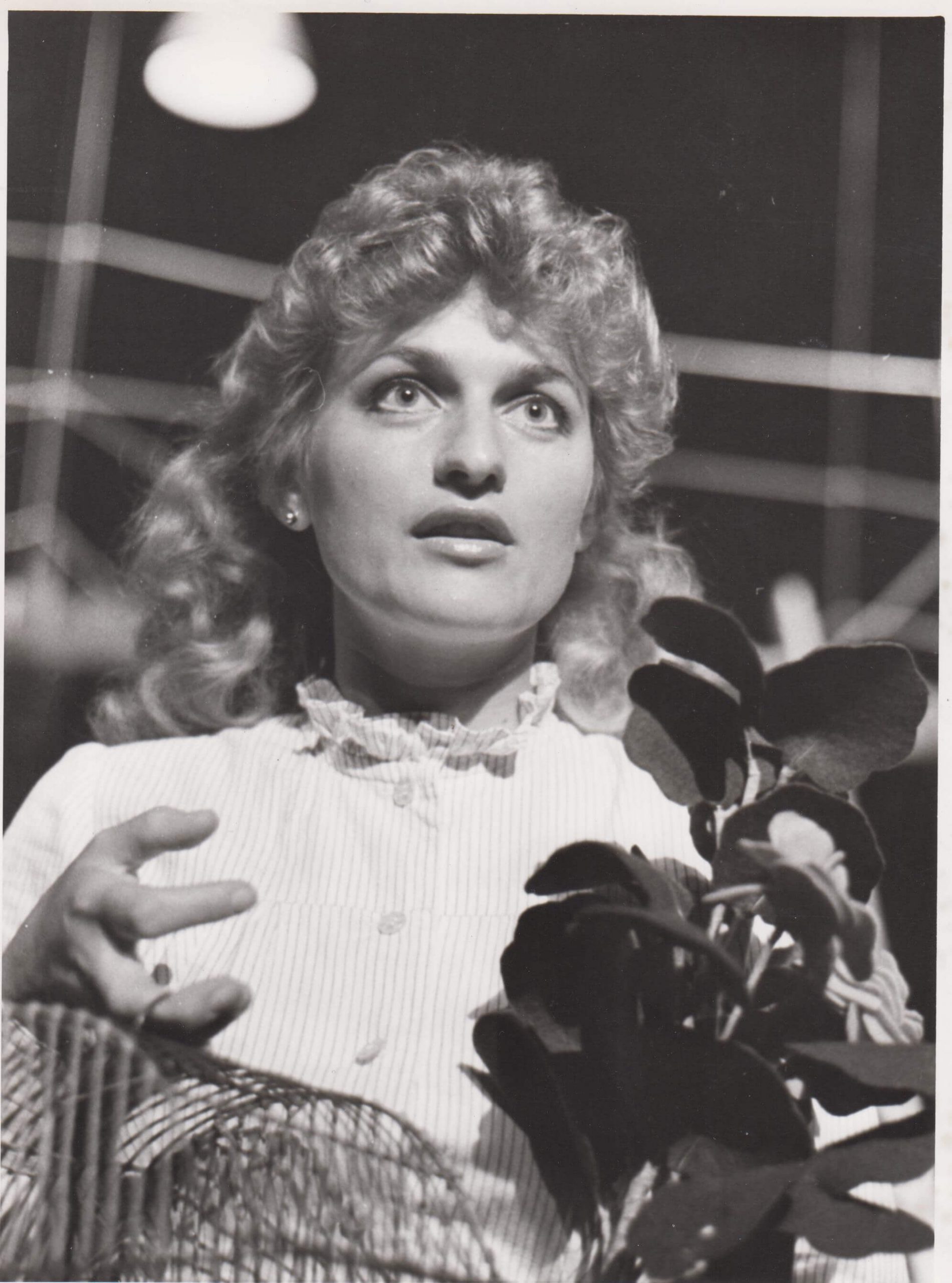 Beáta Drotárová v inscenácii Rozkošný paroháč z roku 1982 - foto: Ondrej Béreš