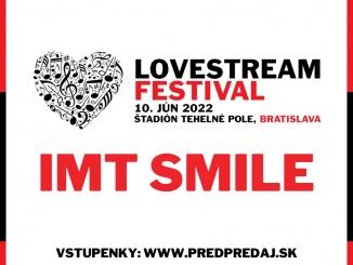 Historicky prvým headlinerom LOVESTREAM FESTIVALU nebude nikto iný ako naša najúspešnejšia koncertná kapela IMT SMILE!
