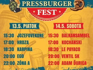 Bratislava má nový festival, 13. a 14. mája vypukne Urpiner Pressburger Fest!