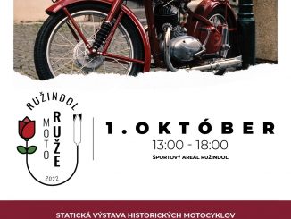 Pozvánka na 1. ročník jazdy historických motoriek v Ružindole