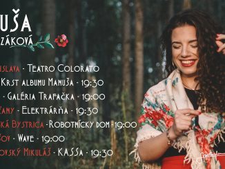 Júlia Kozáková uvádza do života projekt Manuša. Debut talentovanej speváčky v októbri pocestuje naprieč Slovenskom.