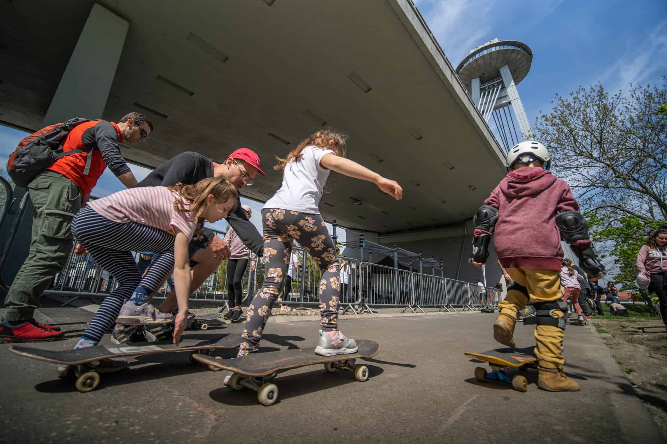V Sade Janka Kráľa si budete môcť vyskúšať aj skateboarding.
