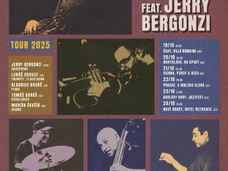 Lukáš Oravec Quartet vyráža na jesenné turné s legendárnym saxofonistom Jerrym Bergonzim (USA) Lukas Oravec Quartet feat Jerry Bergonzi Tour 2025 Tomas Baros Klaudius Kovac Marian Sevcik