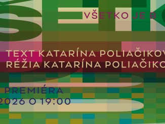 Mestské divadlo Žilina uvedie svetovú premiéru inscenácie Všetko je B. 2026_05_02_MDZ_VSETKO_JE_B_WEB_BANNER_3083x1300