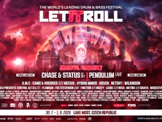Letecká show nad Jezerem Most zahájí tři dny festivalu Let It Roll LIR26_PHASE3_FB EVENT